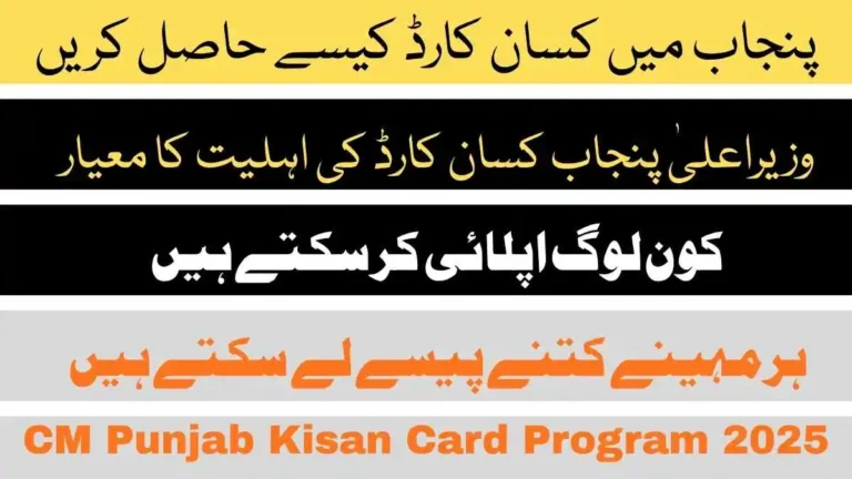 CM Punjab Kisan Card Program